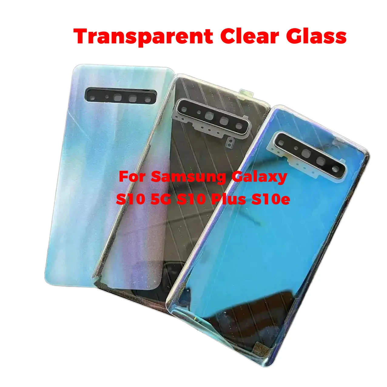 Transparent Clear glass For Samsung Galaxy S10 5G S10 Plus S10e Battery Cover Back Panel Rear Housing Case Replacement
Transparent Clear glass For Samsung Galaxy S10 5G S10 Plus S10e Battery Cover Back Panel Rear Housing Case Replacement