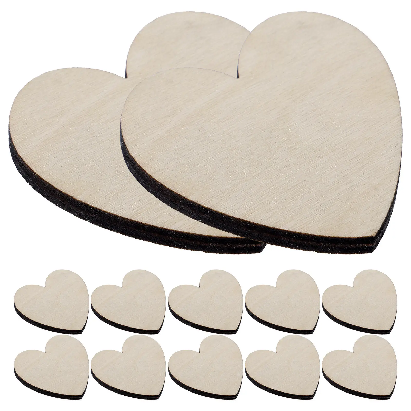 20Pcs Blank Wood Heart Cutouts Natural Solid Wood DIY Craft Supplies for Home Decor Handmade Gifts Family Art Activities Crafts
20Pcs Blank Wood Heart Cutouts Natural Solid Wood DIY Craft Supplies for Home Decor Handmade Gifts Family Art Activities Crafts