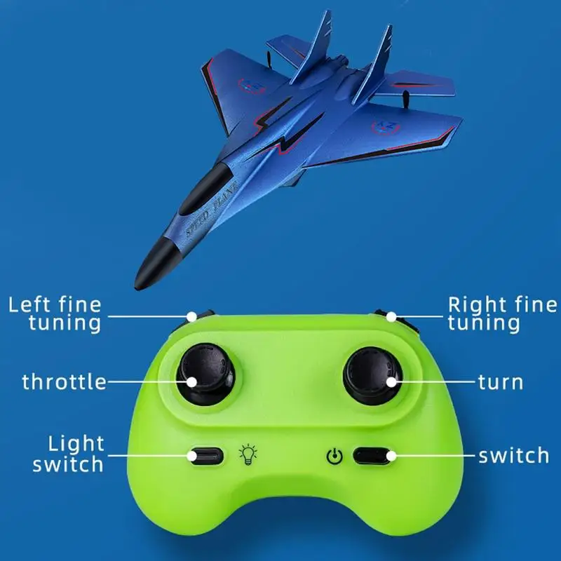 Remote Control Plane RC 2.4GHz Model Toy Fighter Plane Toy Pull Back Foam Aircraft Toy Airplane Model With Light For Beginner &
Remote Control Plane RC 2.4GHz Model Toy Fighter Plane Toy Pull Back Foam Aircraft Toy Airplane Model With Light For Beginner &