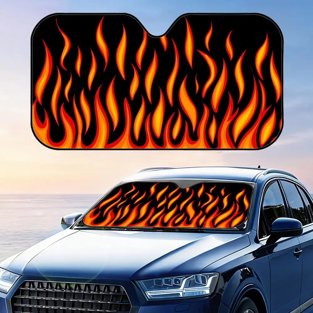 Солнцезащитный козырек Flame Racing Style, складной, универсальный, для лобового стекла автомобиля, защита от УФ-излучения, теплоизоляция, складная накидка
Солнцезащитный козырек Flame Racing Style, складной, универсальный, для лобового стекла автомобиля, защита от УФ-излучения, теплоизоляция, складная накидка