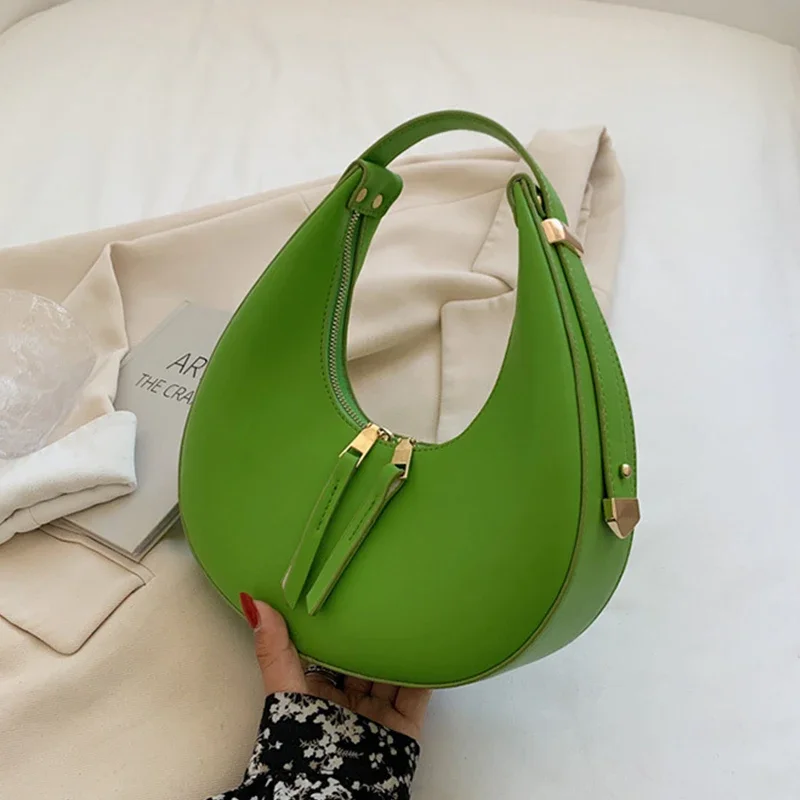 Luxury Half-moon Underarm Bag for Women PU Leather Shoulder Bag Autumn Winter Crossbody Bag Fashion Armpit Handbag and Purse
Luxury Half-moon Underarm Bag for Women PU Leather Shoulder Bag Autumn Winter Crossbody Bag Fashion Armpit Handbag and Purse