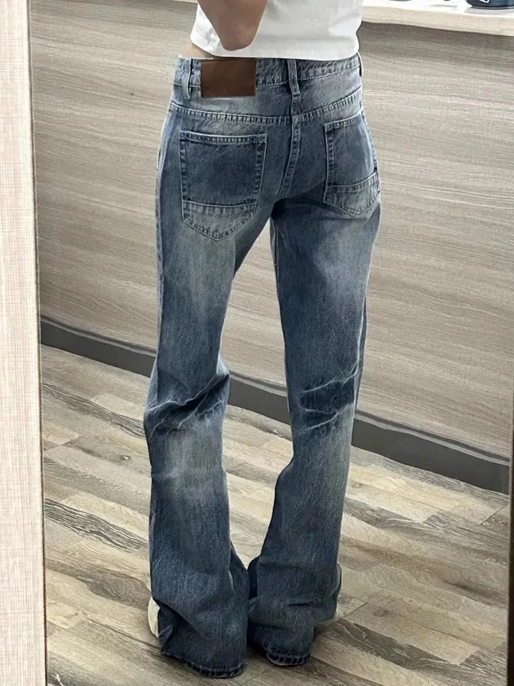 Retro American Waed Blue Jeans Men's Loose Straight Leg Trousers Spring Autumn New Trend Brand Design Lightning Pattern
Retro American Waed Blue Jeans Men's Loose Straight Leg Trousers Spring Autumn New Trend Brand Design Lightning Pattern