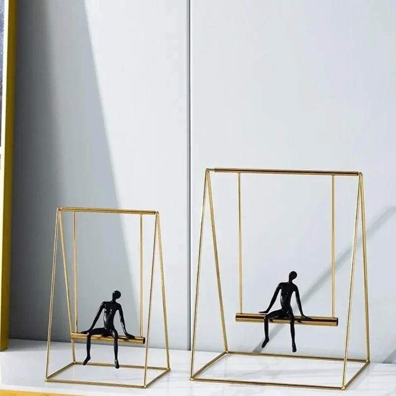 Modern Gold metal crafts ornaments home room decoration creative abstract figures figurine resin statue office decoration gifts
Modern Gold metal crafts ornaments home room decoration creative abstract figures figurine resin statue office decoration gifts