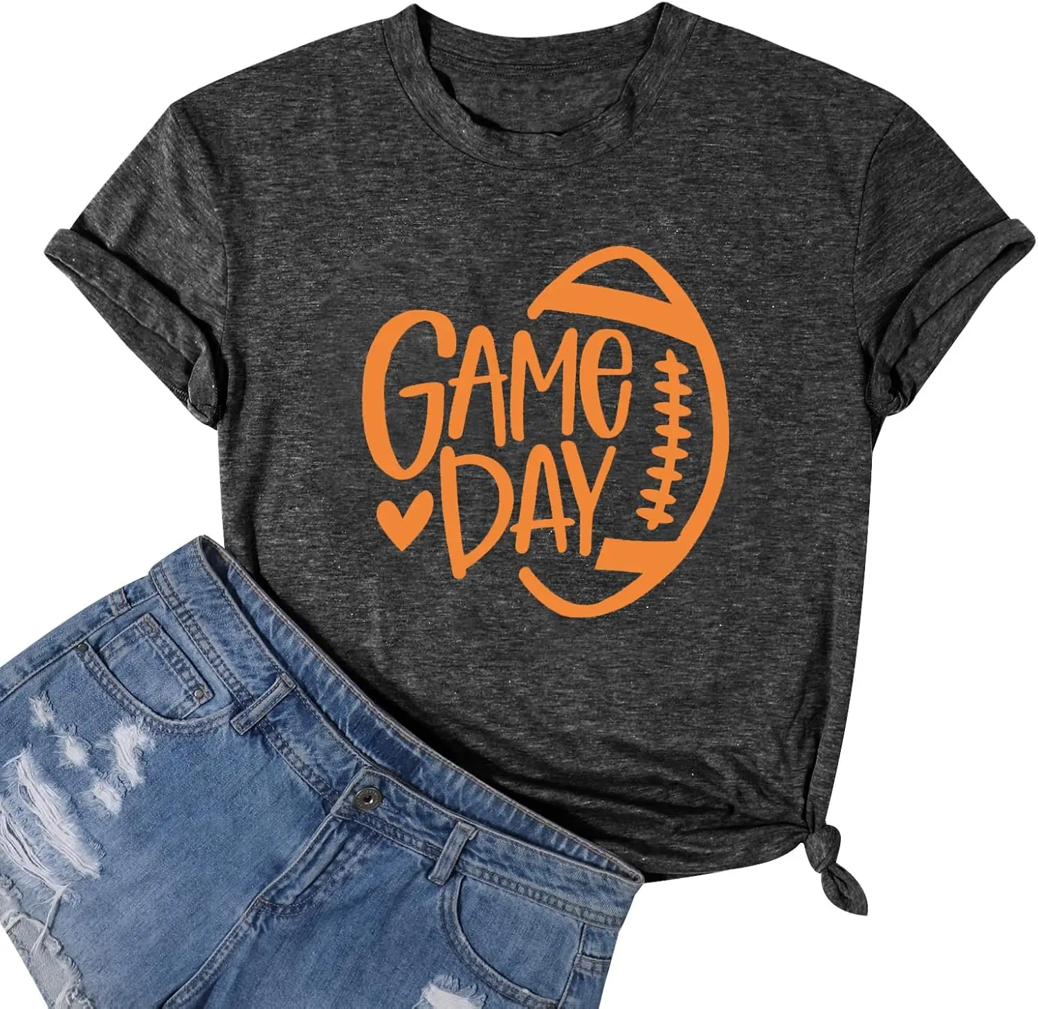 Game Day Football T Shirt Women Football Graphic Tee Football Season T-Shirt Letter Print Short Sleeve Tops
Game Day Football T Shirt Women Football Graphic Tee Football Season T-Shirt Letter Print Short Sleeve Tops