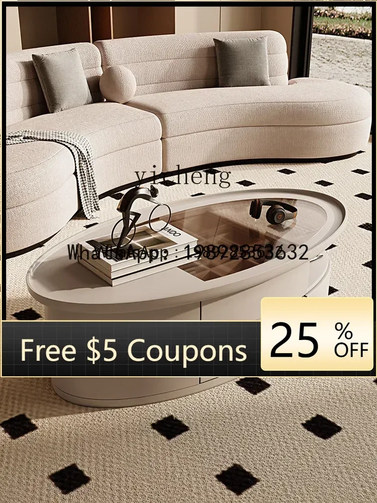 T2-25 New High-End Living Room Oval Small Table Modern Italian Home
T2-25 New High-End Living Room Oval Small Table Modern Italian Home