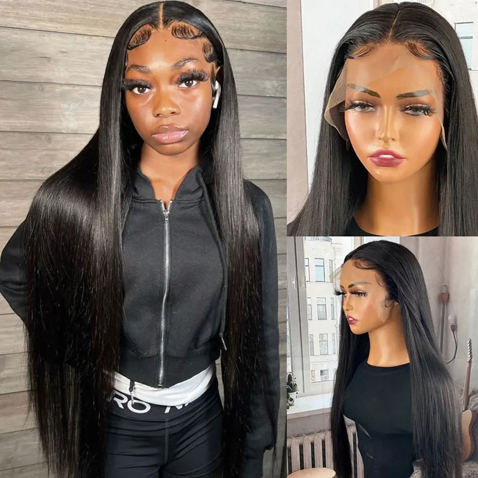 Straight Human Hair Wigs 13x4 13x6 Hd Lace Frontal Wig 200% Density Bone Straight Lace Front Wig Pre Plucked Brazilian Hair
Straight Human Hair Wigs 13x4 13x6 Hd Lace Frontal Wig 200% Density Bone Straight Lace Front Wig Pre Plucked Brazilian Hair