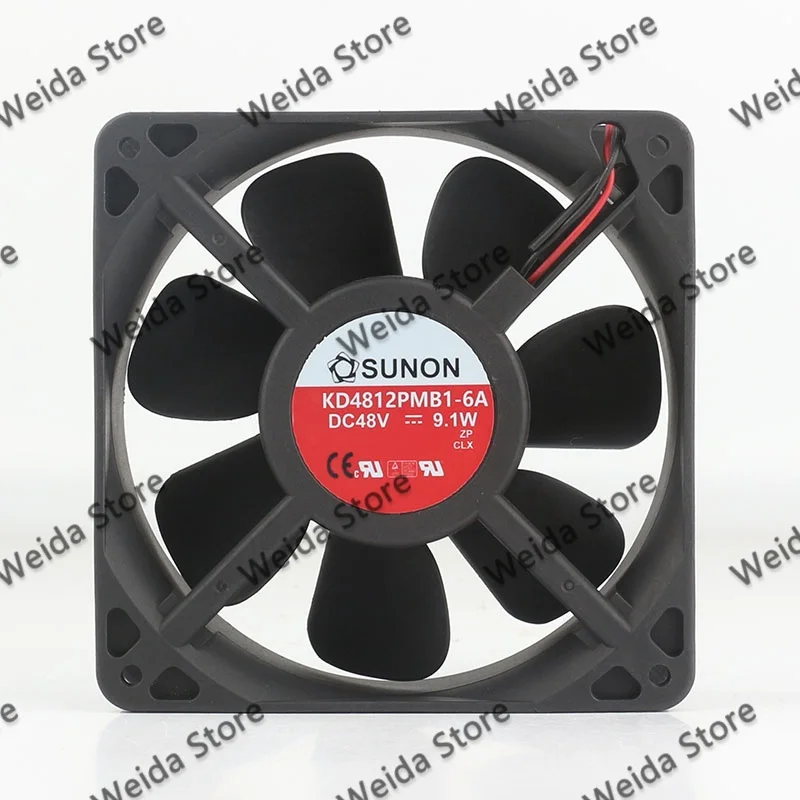 Jianzhun SUNON KD4812PMB1-6A 12038 Fan DC 48V 9.1W 12CM alarm Double ball bearing two-wire Cooling Fan
Jianzhun SUNON KD4812PMB1-6A 12038 Fan DC 48V 9.1W 12CM alarm Double ball bearing two-wire Cooling Fan