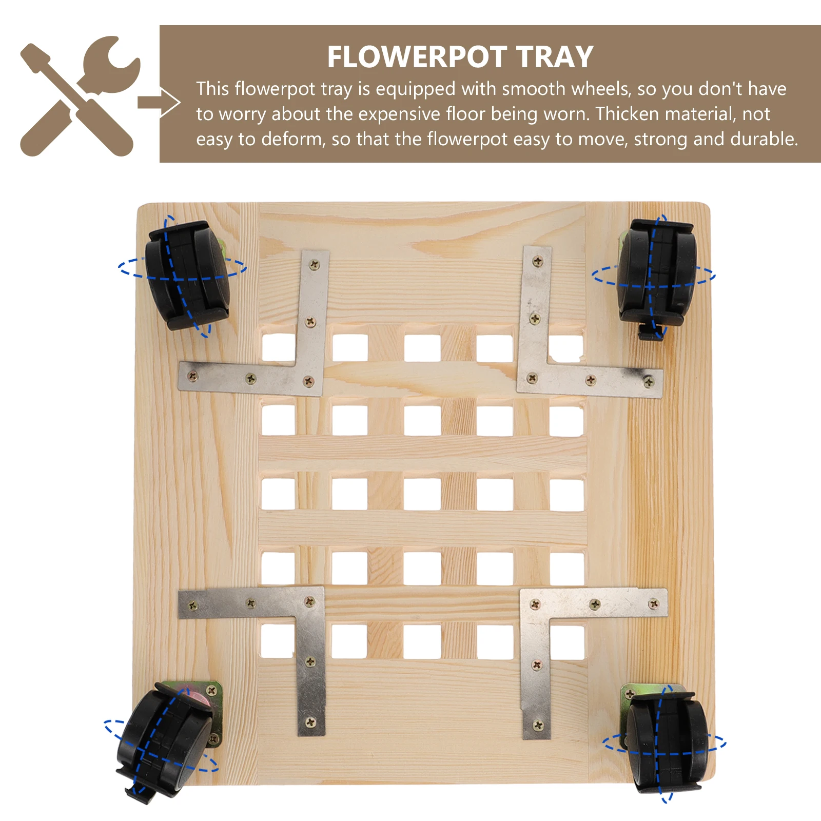 Thickened Solid Removable Tray Flower Pot Base Movable Tray Strong Load Bearing Durable Plant Stand Removable Trays
Thickened Solid Removable Tray Flower Pot Base Movable Tray Strong Load Bearing Durable Plant Stand Removable Trays