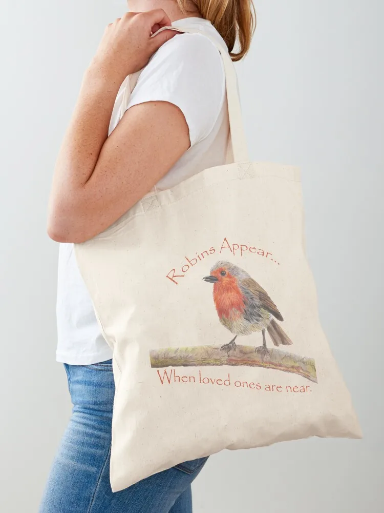 Robins appear when loved ones are near Tote Bag Handbags Shopping bags custom fabric bag tote bags aesthetic
Robins appear when loved ones are near Tote Bag Handbags Shopping bags custom fabric bag tote bags aesthetic