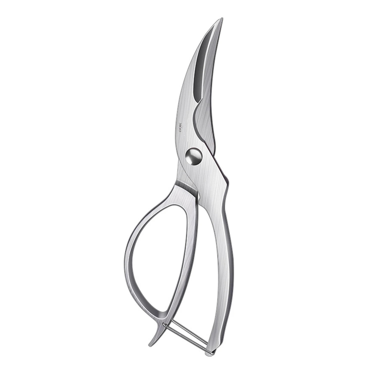 Сертифицированные кухонные ножницы с ручкой из нержавеющей стали 430 и лезвием из стали 30Cr13, эргономичные ножницы для разделки курицы, рыбы и овощей
Сертифицированные кухонные ножницы с ручкой из нержавеющей стали 430 и лезвием из стали 30Cr13, эргономичные ножницы для разделки курицы, рыбы и овощей