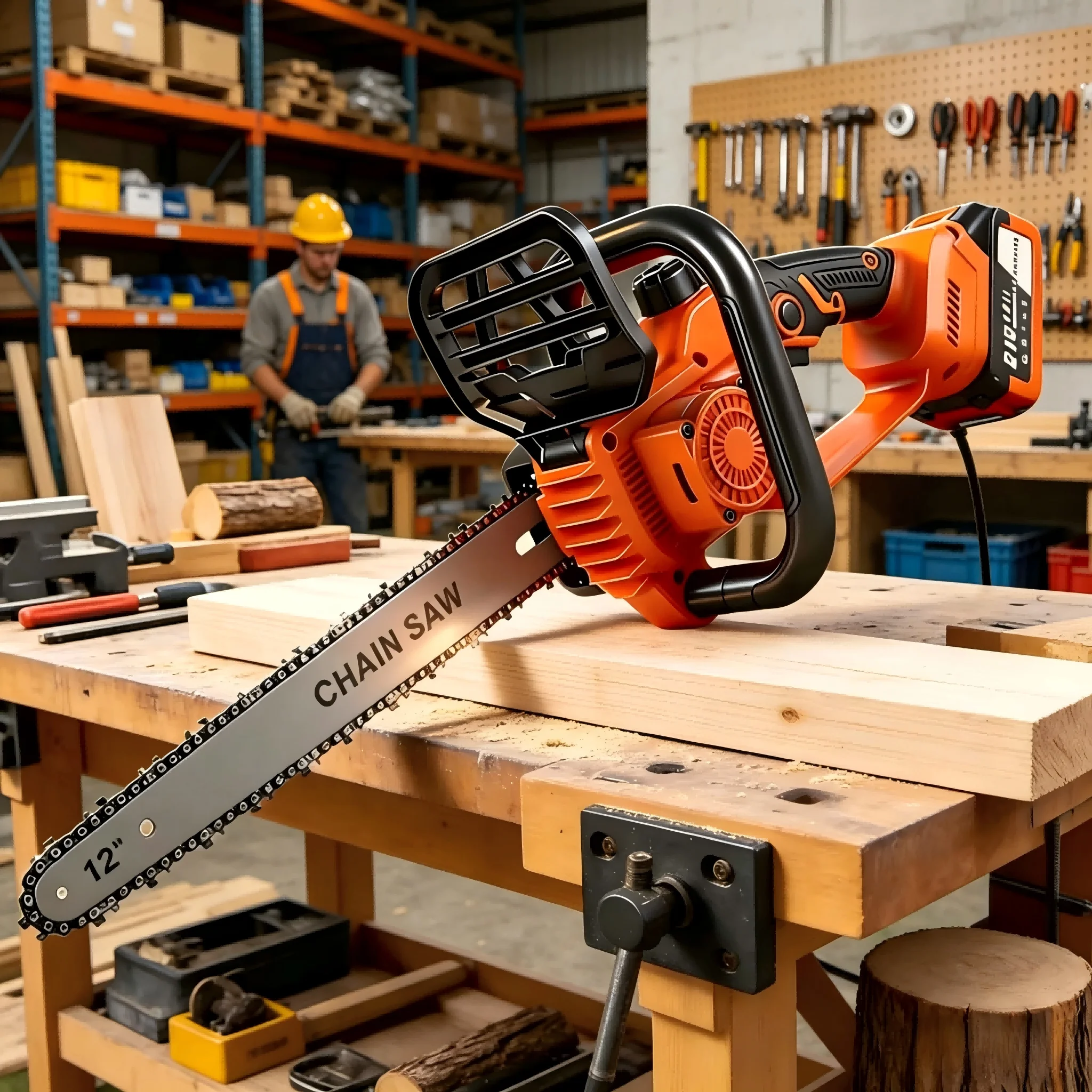 12 Inch Brushless Cordless Electric Chainsaw Portable Rechargeable Saw For Logging Wood Cutting Garden Tree Trimming
12 Inch Brushless Cordless Electric Chainsaw Portable Rechargeable Saw For Logging Wood Cutting Garden Tree Trimming