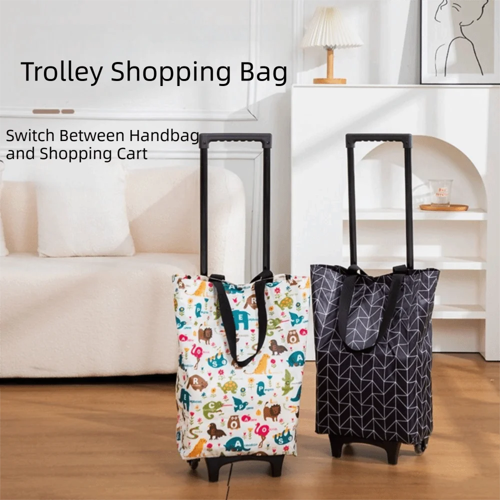 Retractable Handle Oxford Cloth Shopping Cart Waterproof Reusable Stair Climbing Trolley Tote Thickened Base Plate
Retractable Handle Oxford Cloth Shopping Cart Waterproof Reusable Stair Climbing Trolley Tote Thickened Base Plate