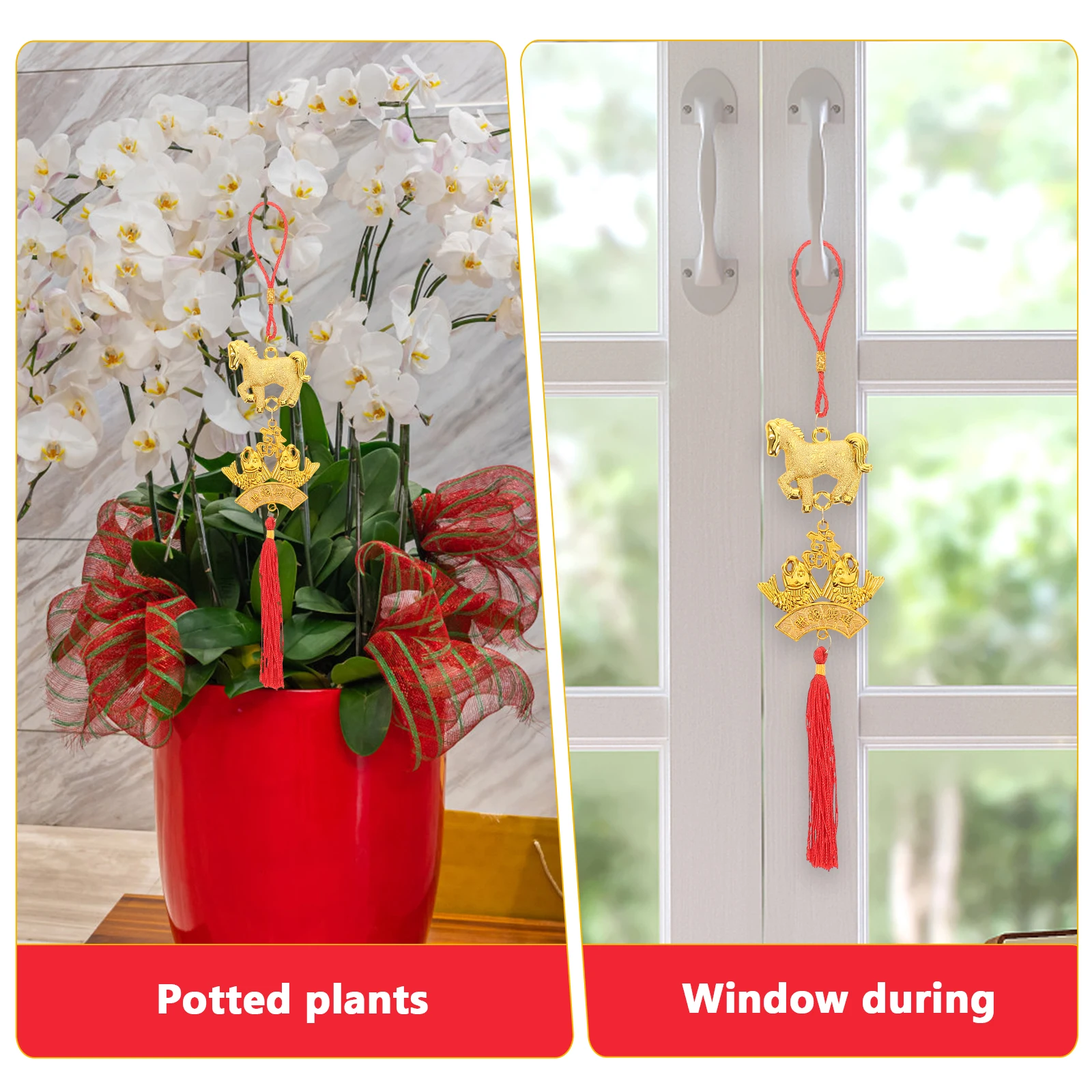 6pcs Chinese New Year Horse Hanging Pendant Creative Bonsai Decoration for 2023 Spring Festival Home Decor Lucky Charms Present
6pcs Chinese New Year Horse Hanging Pendant Creative Bonsai Decoration for 2023 Spring Festival Home Decor Lucky Charms Present