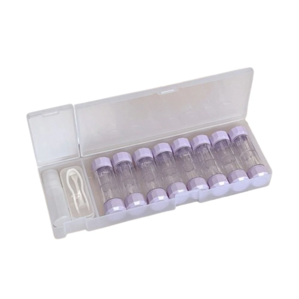 8 Pairs Portable Contact Lens Box Holder Clear Small Design Contact Lenses Soak Storage Case Durable 7 Colors RGP Lens Container
8 Pairs Portable Contact Lens Box Holder Clear Small Design Contact Lenses Soak Storage Case Durable 7 Colors RGP Lens Container