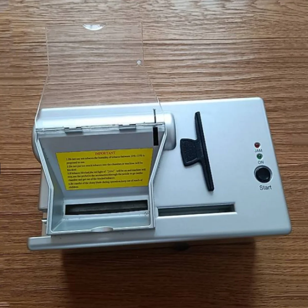 Cigarette machine 6.5/8.0mm Caliber Electric Automatic Tobacco Injector Roller filling Maker Mini Rolling Tray DIY Smoking tools
Cigarette machine 6.5/8.0mm Caliber Electric Automatic Tobacco Injector Roller filling Maker Mini Rolling Tray DIY Smoking tools