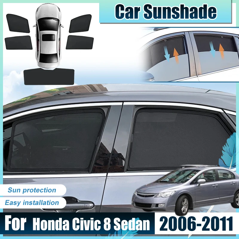 Солнцезащитные шторки для Honda Civic 8 (8-е поколение, MK8, седан, 2006-2011), передние и задние, с защитой от УФ-излучения, светозащитный экран
Солнцезащитные шторки для Honda Civic 8 (8-е поколение, MK8, седан, 2006-2011), передние и задние, с защитой от УФ-излучения, светозащитный экран