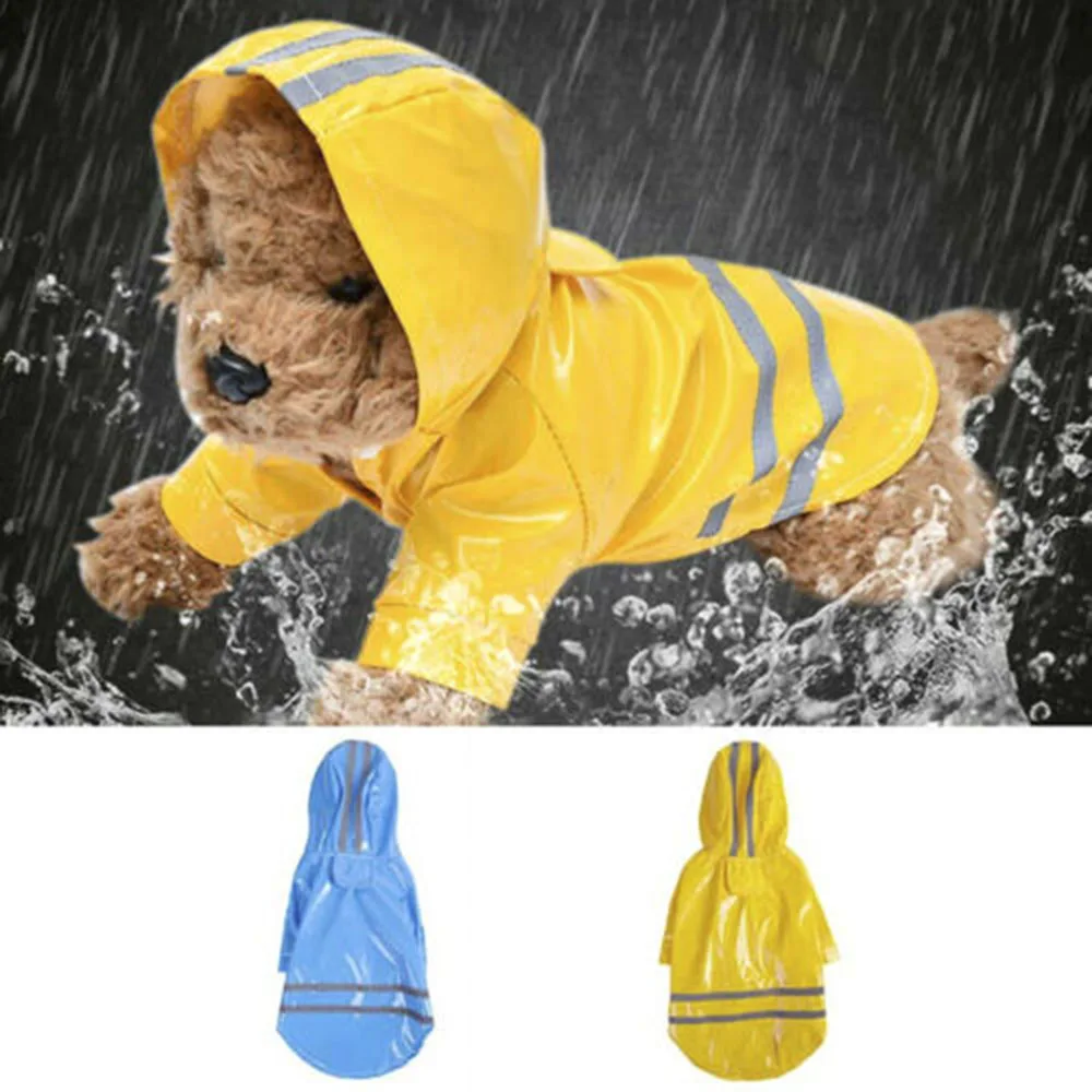 Adjustable Waterproof Dog Raincoat - Windproof & Breathable Outdoor Jacket with Reflective Safety Strip for Puppies
Adjustable Waterproof Dog Raincoat - Windproof & Breathable Outdoor Jacket with Reflective Safety Strip for Puppies