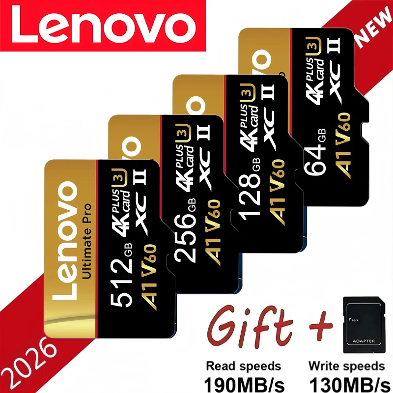 Lenovo TF Card 16GB 32GB 64GB 128GB 256GB 512GB Extreme High Speed C10 A1 UHS I for Phone Laptop Desktop UHS I Memory Card
Lenovo TF Card 16GB 32GB 64GB 128GB 256GB 512GB Extreme High Speed C10 A1 UHS I for Phone Laptop Desktop UHS I Memory Card