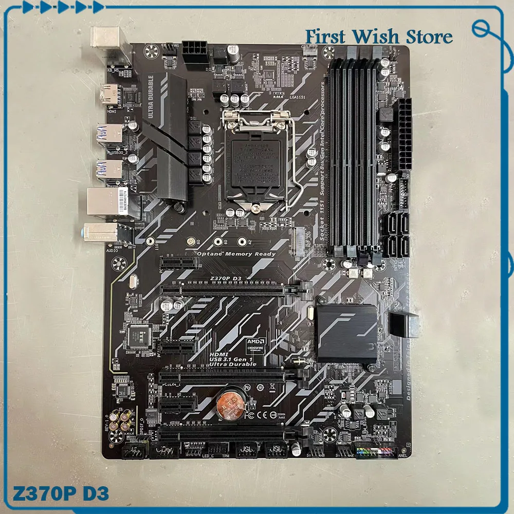 For G-i-g-a-b-y-t-e motherboard 8th gen LGA 1151 DDR4 SATA3.0 M.2 HDMI DVI Z370P D3
For G-i-g-a-b-y-t-e motherboard 8th gen LGA 1151 DDR4 SATA3.0 M.2 HDMI DVI Z370P D3