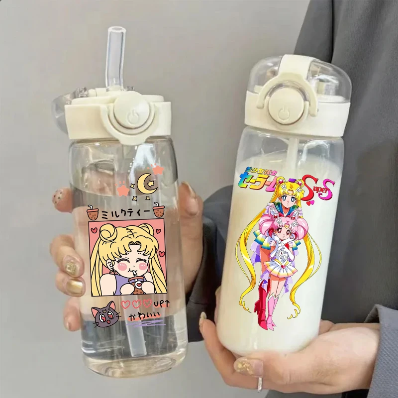 Sailor Mooned Cup High Quality Water Bottle Women Outdoor Sport Leak Proof Cute Plastic School Water Bottle for Boy Girl 400ML
Sailor Mooned Cup High Quality Water Bottle Women Outdoor Sport Leak Proof Cute Plastic School Water Bottle for Boy Girl 400ML