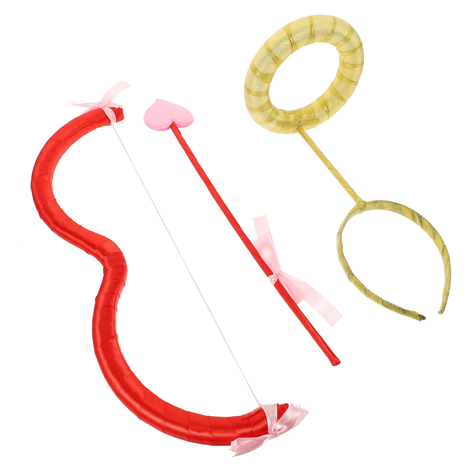 1Set Cupid Bow Arrow Headband Compact Durable Costume Prop for Valentine Cosplay Party Photo Shoot Cupid Dress Up Prop
1Set Cupid Bow Arrow Headband Compact Durable Costume Prop for Valentine Cosplay Party Photo Shoot Cupid Dress Up Prop