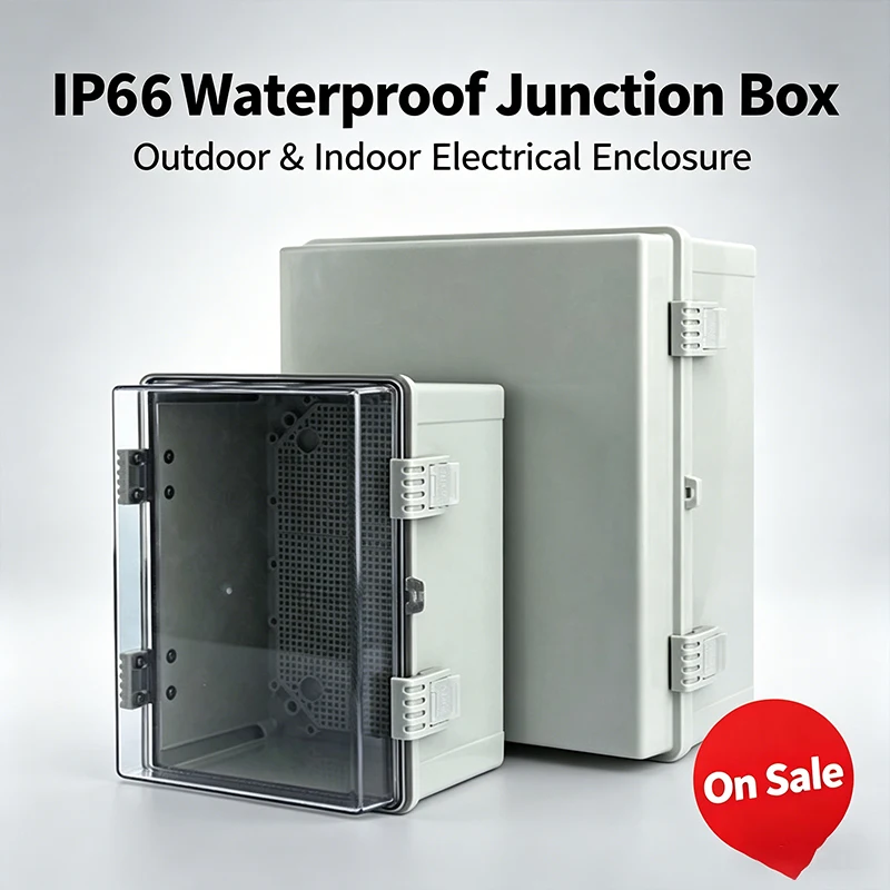 Outdoor waterproof junction box outdoor socket power waterproof box plastic distribution box engineering control base box
Outdoor waterproof junction box outdoor socket power waterproof box plastic distribution box engineering control base box