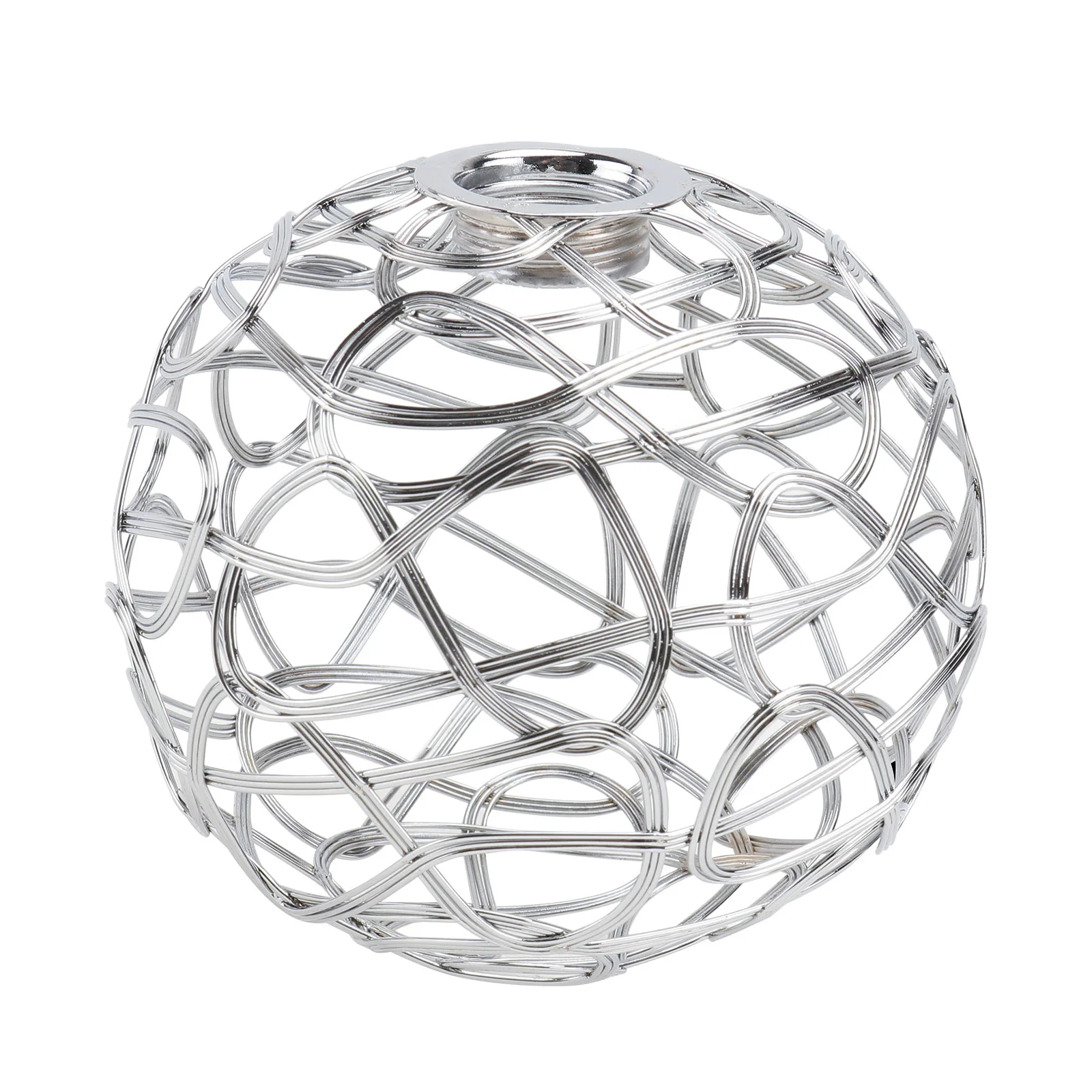 Bulb Metal Lampshade Chandelier Hollow Ball Ceiling Lampshades Silver Retro Decor
Bulb Metal Lampshade Chandelier Hollow Ball Ceiling Lampshades Silver Retro Decor