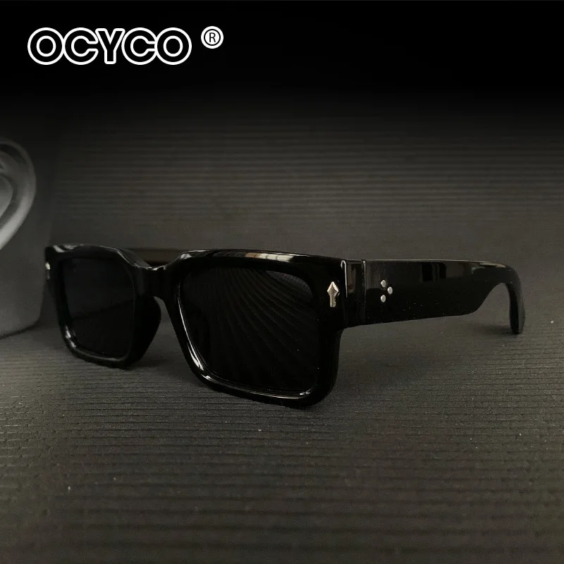 OCYCO Ins Popular Fashion Square Rivets Men Sunglasses Vintage Punk Gradient Women Trending Dark Green Sun Glasses Shades UV400
OCYCO Ins Popular Fashion Square Rivets Men Sunglasses Vintage Punk Gradient Women Trending Dark Green Sun Glasses Shades UV400