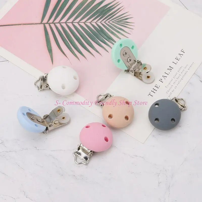 85AE Silicone 30mm 1.18" Pacifier Suspender Clips Bed Sheet Fasteners Clips Heavy Duty DIY for Making Pacifier Holders Bib
85AE Silicone 30mm 1.18" Pacifier Suspender Clips Bed Sheet Fasteners Clips Heavy Duty DIY for Making Pacifier Holders Bib