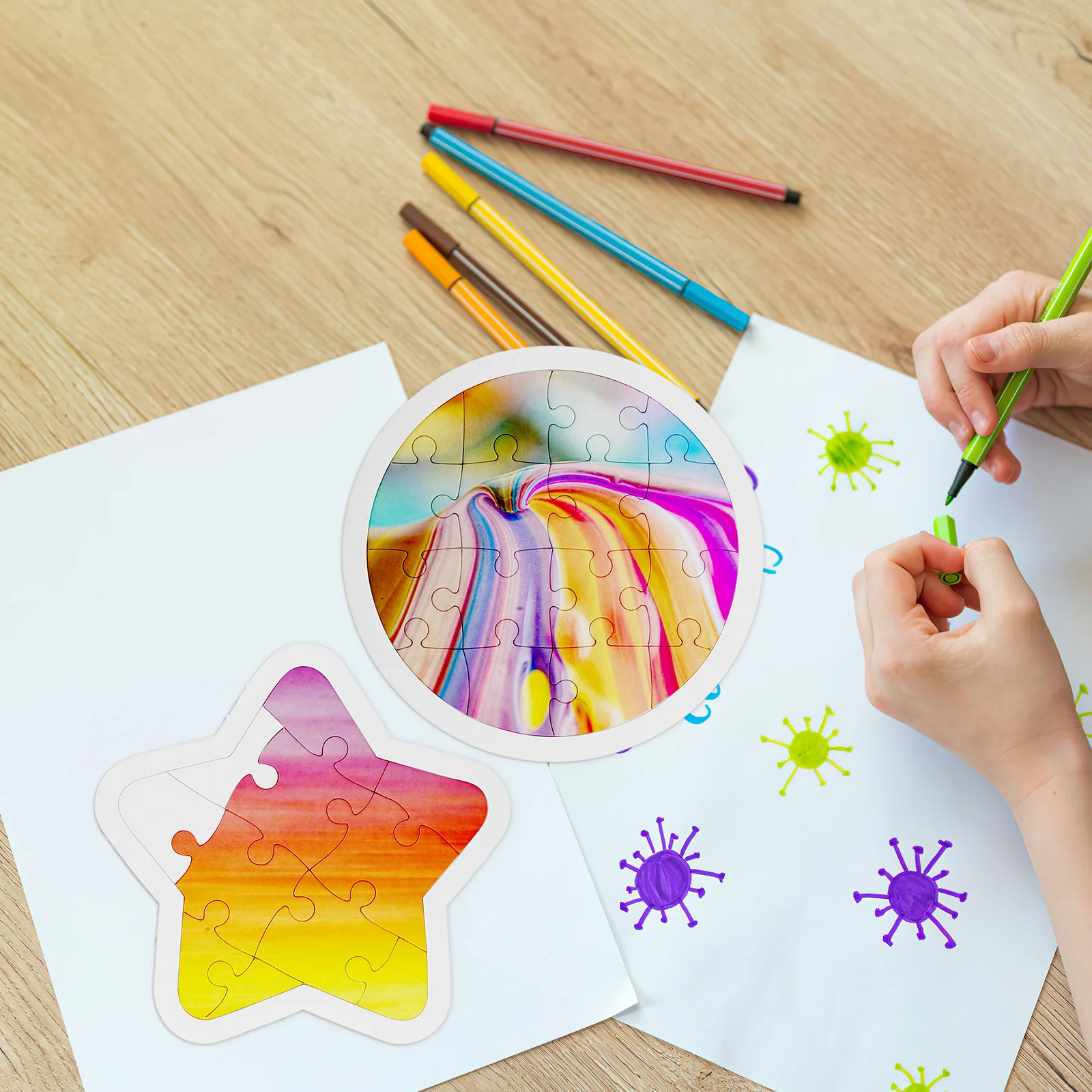 6 шт., набор пустых мультяшных бумажных головоломок «сделай сам», для детей, рисование, раскраска, ремесло, художественные развивающие мероприятия, пустая головоломка «сделай сам», мультфильм «сделай сам»
6 шт., набор пустых мультяшных бумажных головоломок «сделай сам», для детей, рисование, раскраска, ремесло, художественные развивающие мероприятия, пустая головоломка «сделай сам», мультфильм «сделай сам»