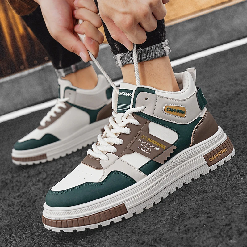 Кожаная спортивная обувь, модная обувь на толстой подошве, мужская деловая повседневная обувь в стиле ретро 2025г.
Кожаная спортивная обувь, модная обувь на толстой подошве, мужская деловая повседневная обувь в стиле ретро 2025г.