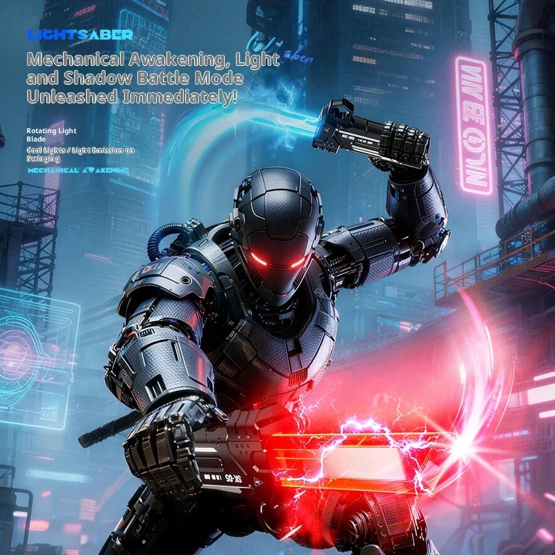 Double Blade Flow Glowing Double Edged Telescopic Light Sword Toy New Boy Toy Sword Deadpool Warrior 2-in-1
Double Blade Flow Glowing Double Edged Telescopic Light Sword Toy New Boy Toy Sword Deadpool Warrior 2-in-1