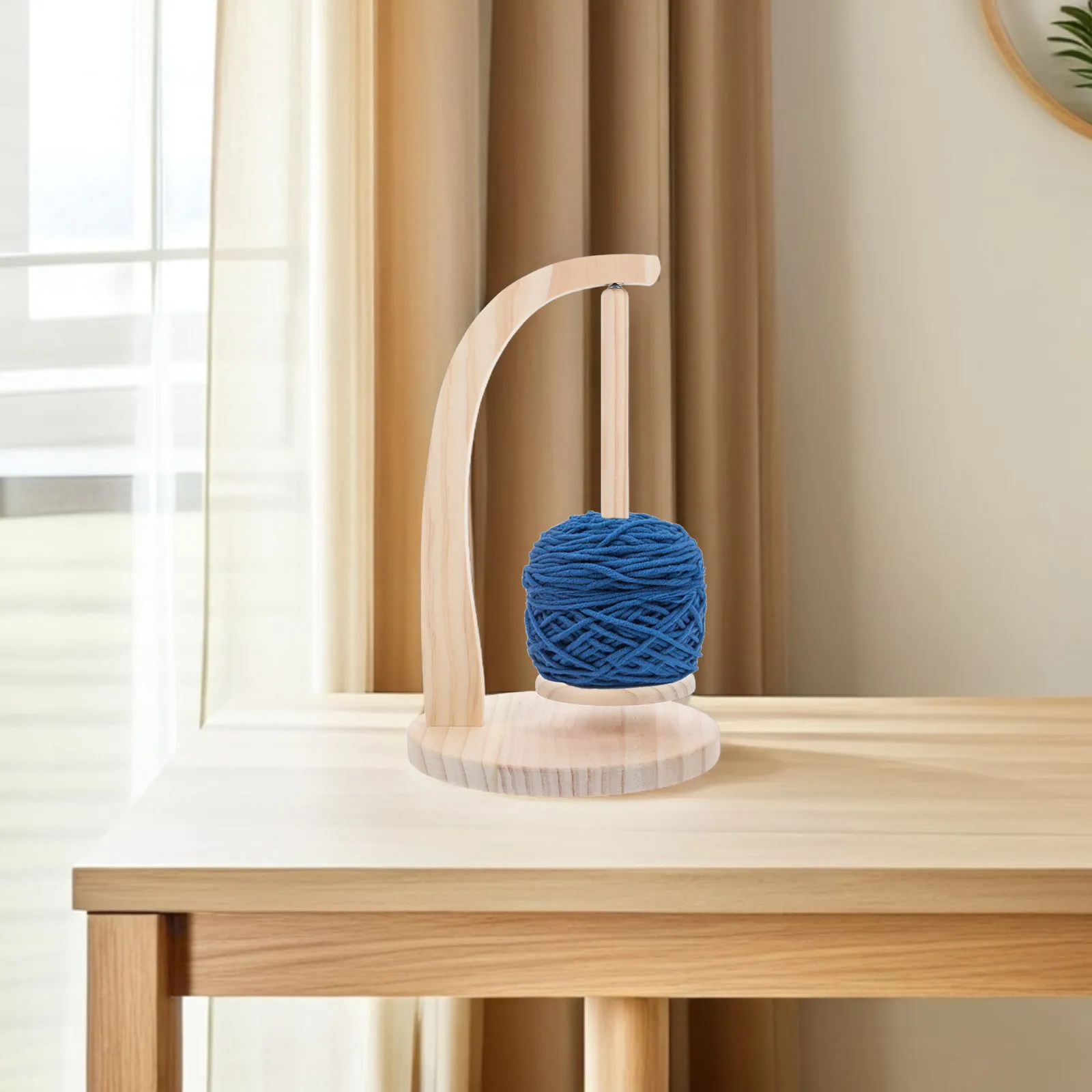 Деревянная подставка для пряжи для вязания и шитья, бежевая, вращающаяся, для хранения ниток, аксессуар для рукоделия
Деревянная подставка для пряжи для вязания и шитья, бежевая, вращающаяся, для хранения ниток, аксессуар для рукоделия