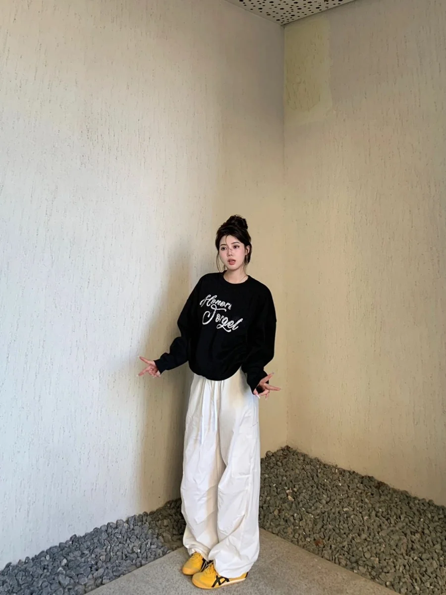Women'S Sweatshirts Winter Woman Clothing Classic Heavy Multi-Color Four Seasons Cool Lined Chic Unique Plain Quality Knitted
Women'S Sweatshirts Winter Woman Clothing Classic Heavy Multi-Color Four Seasons Cool Lined Chic Unique Plain Quality Knitted