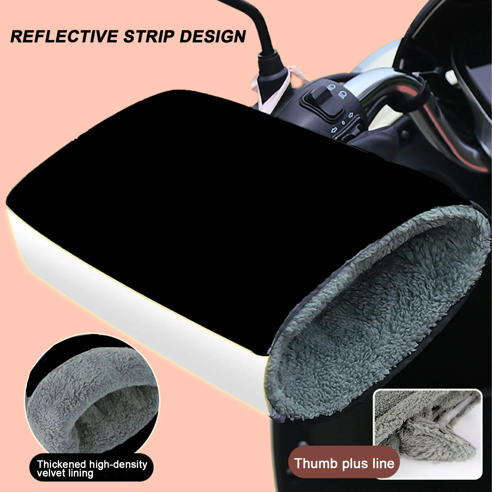 Motorcycle Handlebar Gloves Waterproof Windproof Winter Warm Gloves Motor Scooter Electric Vehicles Reflective Motocycle Gloves
Motorcycle Handlebar Gloves Waterproof Windproof Winter Warm Gloves Motor Scooter Electric Vehicles Reflective Motocycle Gloves