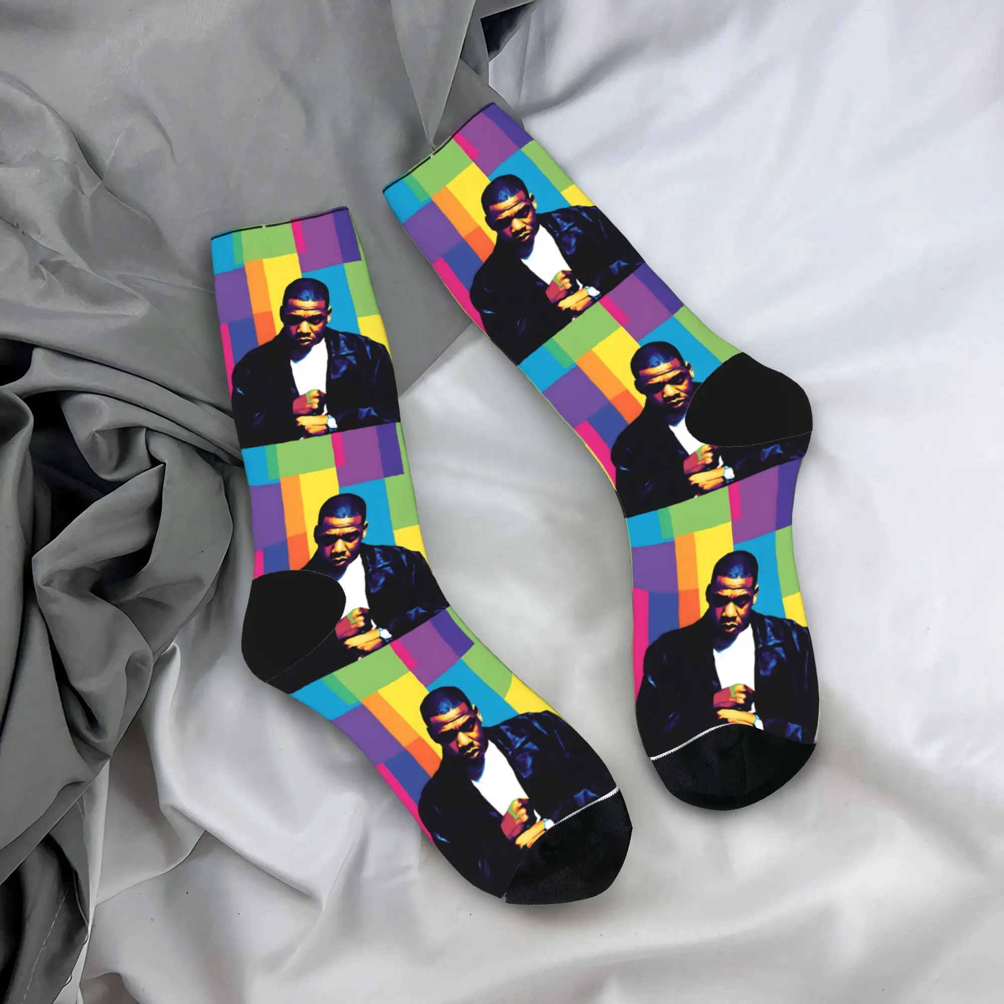 Rapper J-Jays Z Socks Design Stockings Anti Bacterial Women Men Socks High Quality Autumn Casual Climbing Socks
Rapper J-Jays Z Socks Design Stockings Anti Bacterial Women Men Socks High Quality Autumn Casual Climbing Socks