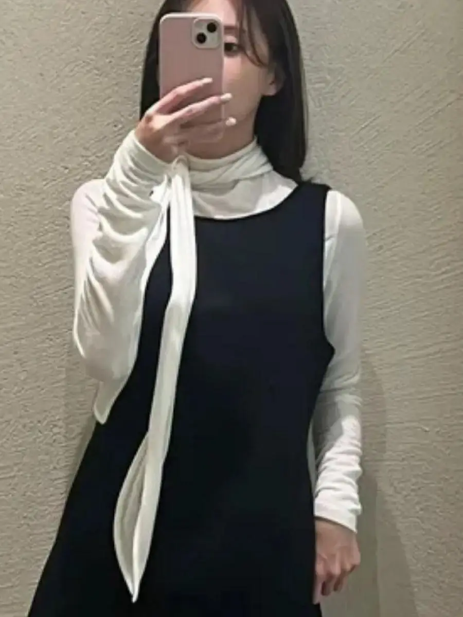 Ele Korean Sle Long Sve T-irt Women's Base Layer irt High Collar Spring 2026 Faion New Arrival Dongdaemun
Ele Korean Sle Long Sve T-irt Women's Base Layer irt High Collar Spring 2026 Faion New Arrival Dongdaemun