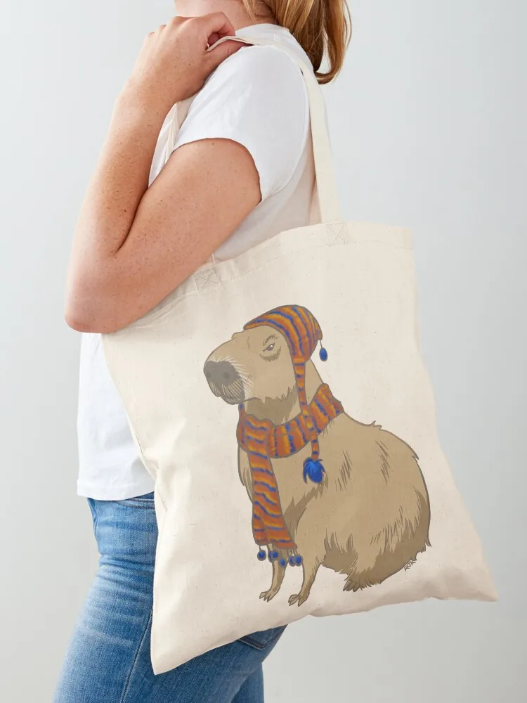 Anime-style Capybara Just Sitting There with Hat and Scarf Tote Bag Reusable bags shopping bags foldable Shopping bags
Anime-style Capybara Just Sitting There with Hat and Scarf Tote Bag Reusable bags shopping bags foldable Shopping bags