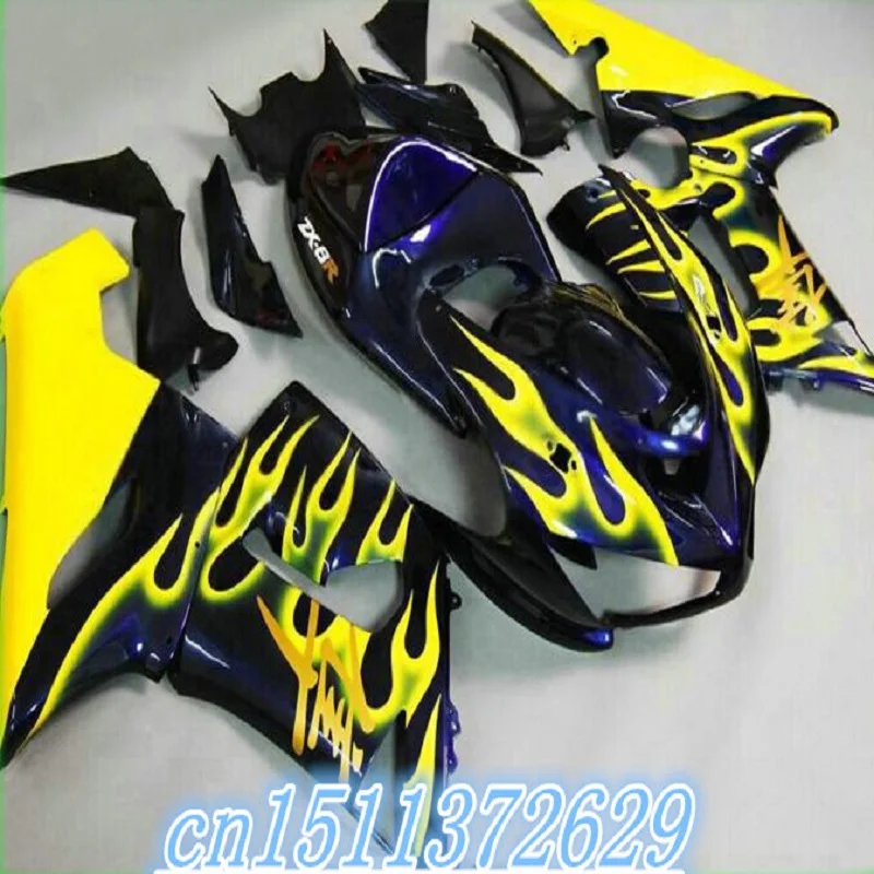customize Fairing kit for Kawasaki NINJA ZX 6R 2005 2006 zx6r 05 06 black yellow motorcycle fairings
customize Fairing kit for Kawasaki NINJA ZX 6R 2005 2006 zx6r 05 06 black yellow motorcycle fairings