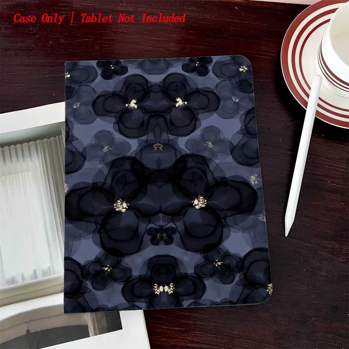 Black Flower Printed iPad Case with Pen Slot - Simple Fresh Style Book Design for Pro/Air 5 4/iPad 10/Mini 5
Black Flower Printed iPad Case with Pen Slot - Simple Fresh Style Book Design for Pro/Air 5 4/iPad 10/Mini 5