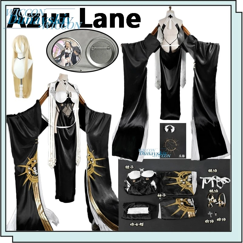 Azur Lane Cosplay Outfit Enmity Cosplay Costume Game Nun Style Full Set With Wig Round Badge Pin Accessories Halloween Comic Con
Azur Lane Cosplay Outfit Enmity Cosplay Costume Game Nun Style Full Set With Wig Round Badge Pin Accessories Halloween Comic Con