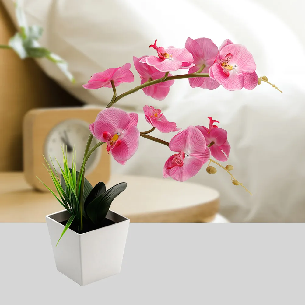 Orchid LED Light Lamp Artificial Potted Orchid Flower Decor with Adjustable Iron Wire Stems Battery Powered for Romantic Home
Orchid LED Light Lamp Artificial Potted Orchid Flower Decor with Adjustable Iron Wire Stems Battery Powered for Romantic Home