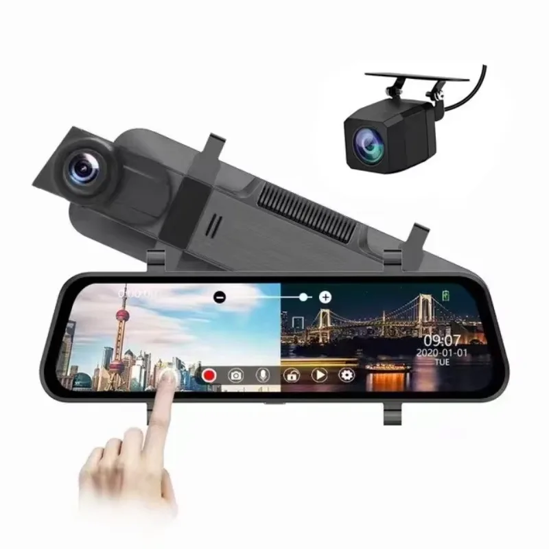 And BSD box DVR features dashboard cam car black IPS GM touchscreen, with camera vertical GM rearview mirror
And BSD box DVR features dashboard cam car black IPS GM touchscreen, with camera vertical GM rearview mirror
