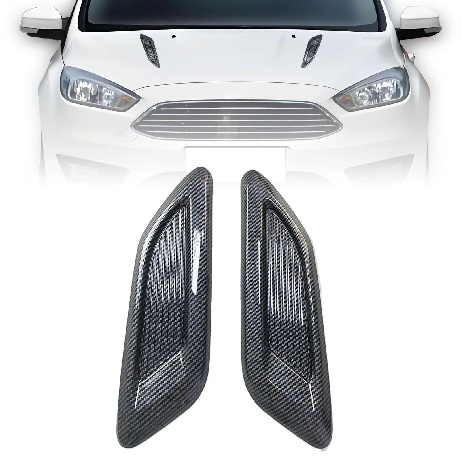 2pcs Car Fender Sticker Protector Decoration Air Flow Intake Scoop Vent Cover Stickers Carbon Black Color
2pcs Car Fender Sticker Protector Decoration Air Flow Intake Scoop Vent Cover Stickers Carbon Black Color