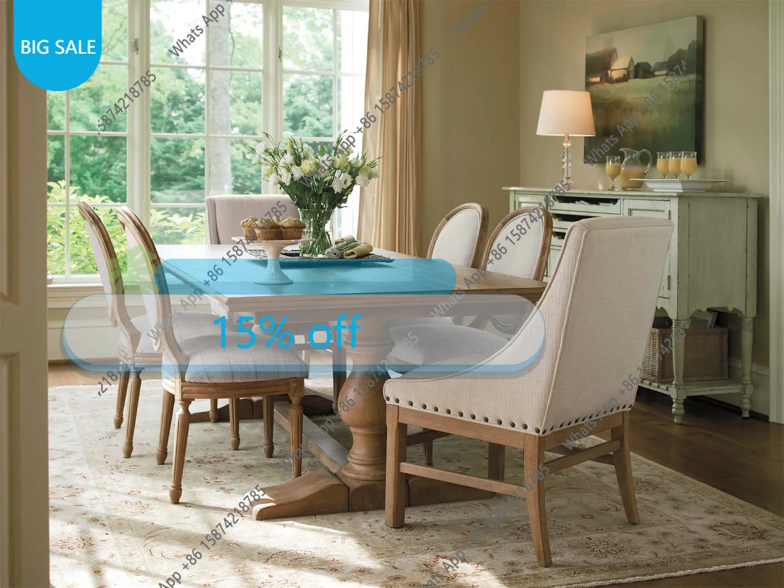 Yy American Light Luxury Solid Wood Retro Dining Table European Simple Household Long Table Rectangular Conference Table
Yy American Light Luxury Solid Wood Retro Dining Table European Simple Household Long Table Rectangular Conference Table
