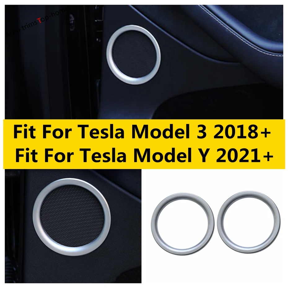 ABS Side Door Speaker Audio Decor Panel Protector Cover Trim For Tesla Model 3 2018 - 2021 / Model Y 2021 2022 Car Accessories
ABS Side Door Speaker Audio Decor Panel Protector Cover Trim For Tesla Model 3 2018 - 2021 / Model Y 2021 2022 Car Accessories