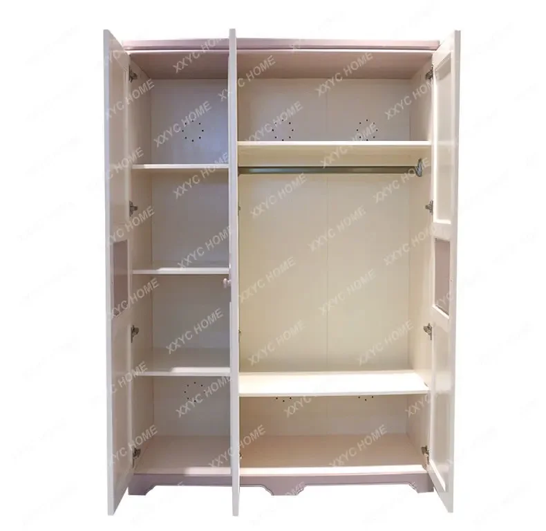 MMPure solid wood children's wardrobe girl princess pink simple pastoral two or three doors can be customized
MMPure solid wood children's wardrobe girl princess pink simple pastoral two or three doors can be customized
