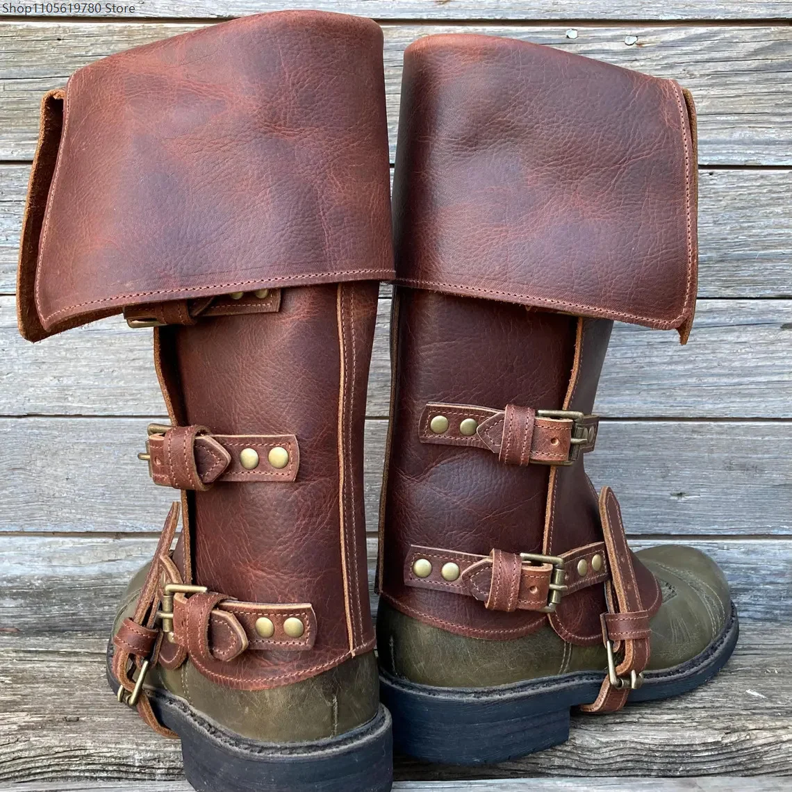 Men 2026 New European Medieval Renaissance Viking Retro Cosplay Boot Covers For Adult Halloween Masquerade Party Stage Costume
Men 2026 New European Medieval Renaissance Viking Retro Cosplay Boot Covers For Adult Halloween Masquerade Party Stage Costume