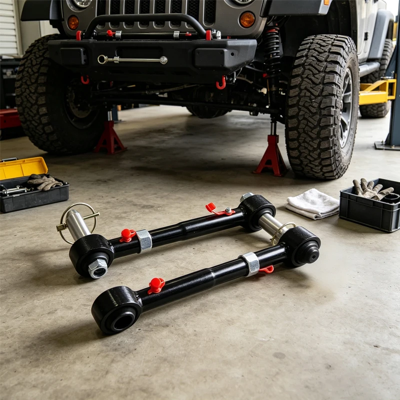 Front Sway Bar Links Disconnects For Jeep Wrangler JK JKS 2/4 Doors 2007-2018 Adjustable Quick Disconnect Parts 2.5-6" Lifts
Front Sway Bar Links Disconnects For Jeep Wrangler JK JKS 2/4 Doors 2007-2018 Adjustable Quick Disconnect Parts 2.5-6" Lifts