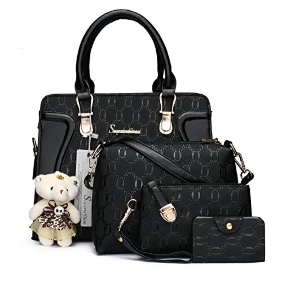 Women's Fashion Handbags Tote Bags Shoulder Bag Top Handle Satchel Purse Set 4pcs
Women's Fashion Handbags Tote Bags Shoulder Bag Top Handle Satchel Purse Set 4pcs